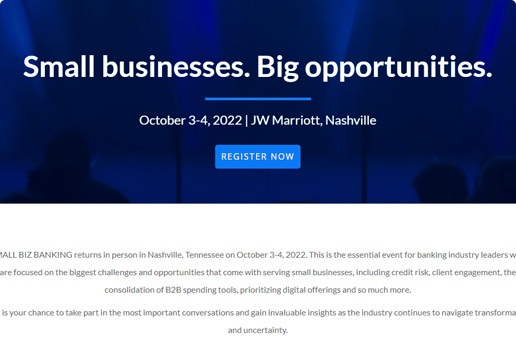 American Banker Small Biz Banking Conference